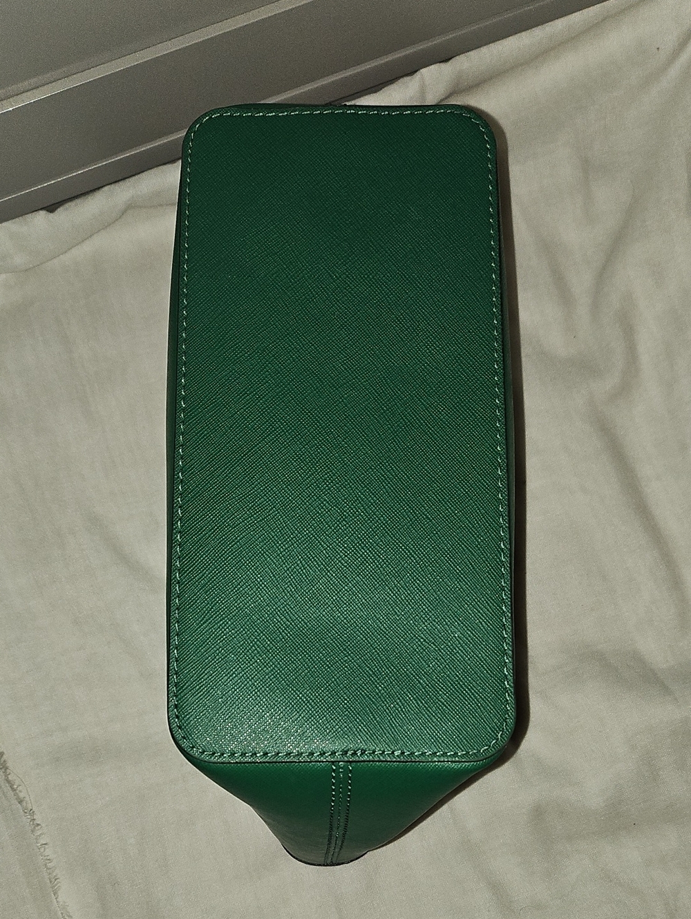 Michael Kors Emerald Green Saffiano Leather Mini Tote - Picture 8 of 16